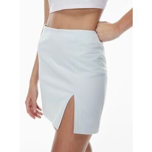 NWT Sunday Best Aritzia Tatiana Grey Sky Skirt Size 14 Women's